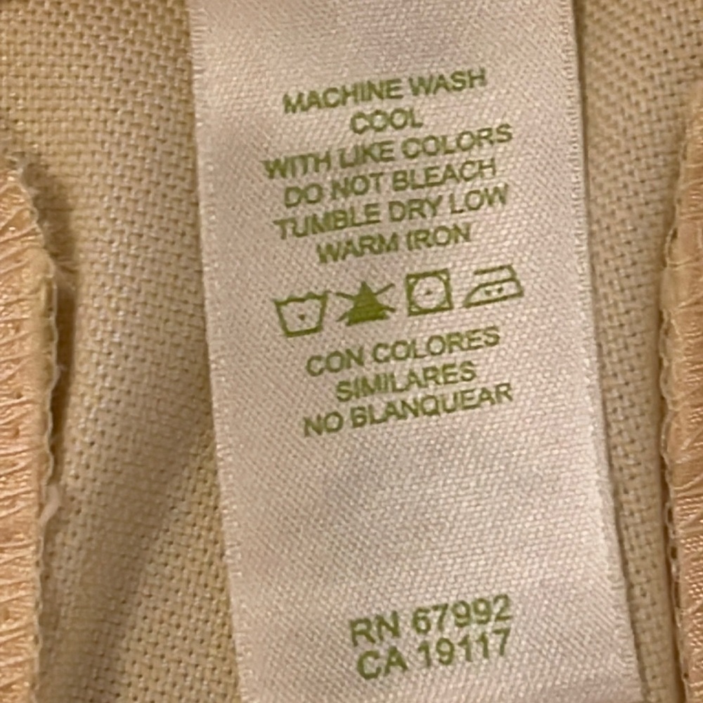 NWT Sigrid Olsen Yellow Sun fruit Banana Mixed Cotton Blend Pant Sz. 6 - Picture 15 of 17